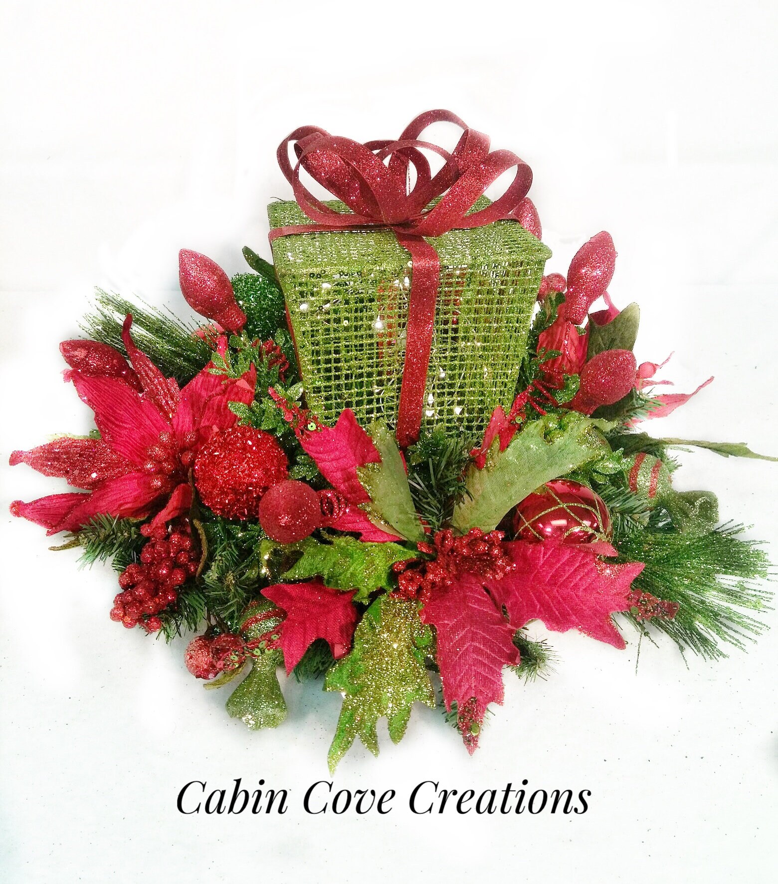 christmas floral arrangements centerpieces