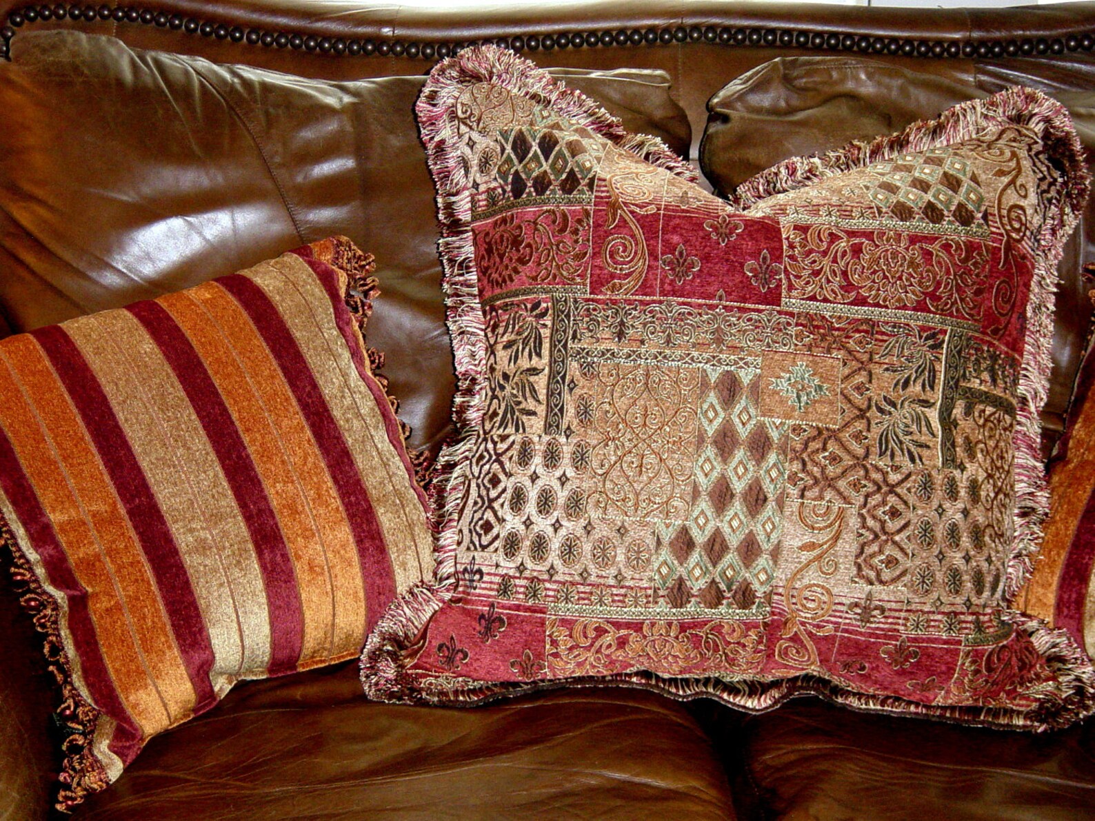 Throw Pillow Decorative Tuscan Old World Euro 24 in brush Etsy