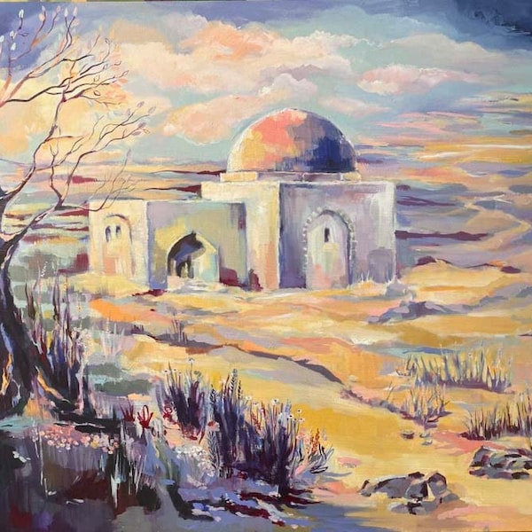 Kever Rochel II, Jewish Art Print, Land of Israel