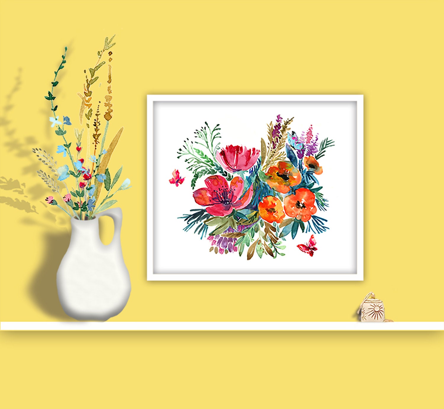 油絵アート（orange flower） fit=scale-down,w=1200