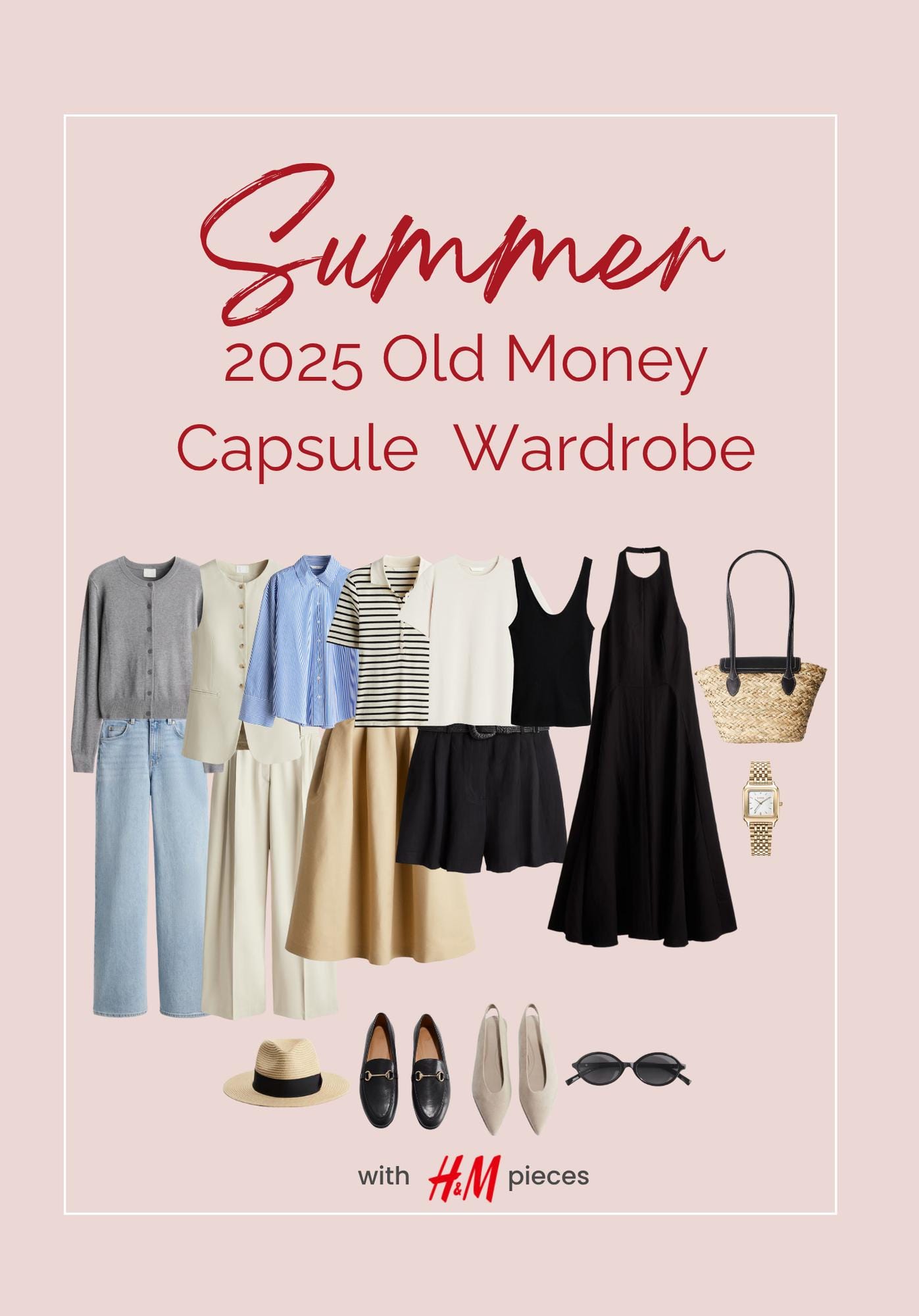Old Money Style Wardrobe Capsule
