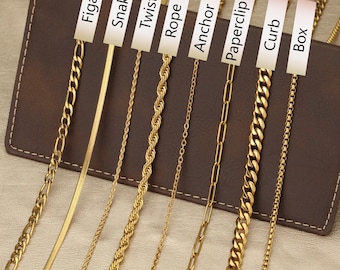 18K Gold Filled Anklet: Waterproof Chain Styles