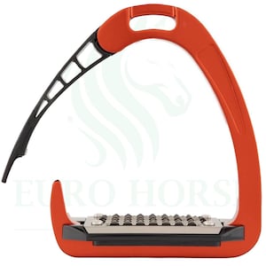Premiuim Quick Release Safety Aluminium Stirrups Western Horse Riding Stirrups 4.75&quot; Red