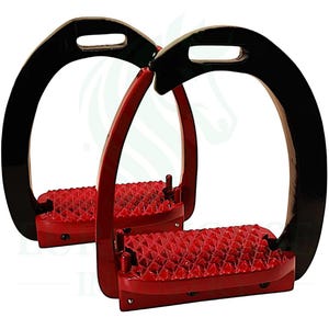 Horse Safety Stirrup Irons Quick Release Stability Western Horse Riding Aluminium Stirrups 4.75&quot;