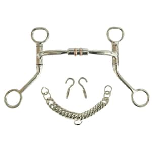 Western Barrel Shank Bit Copper Roller Mouth Western Horse Bit All Sizes