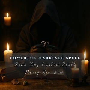Marry Me Now Spell – Make Them Propose Fast – Powerful Love & Commitment Ritual, Same Day Spell, Marriage Spell, Powerful Love Spell