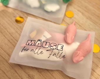 Digitale Vorlage für Geldgeschenk: Mäuse & Kröten als kreative Geschenkidee - Download für DIY-Geschenke