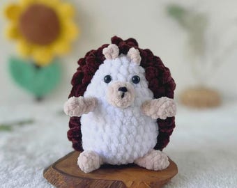 Virkmönster för amigurumi till igelkott, plyschleksak (PDF-mönster)