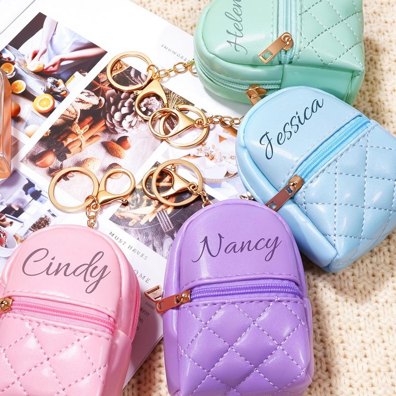 Mini Backpack Keychain - Etsy