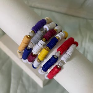 Customized School Spirit Bracelets
