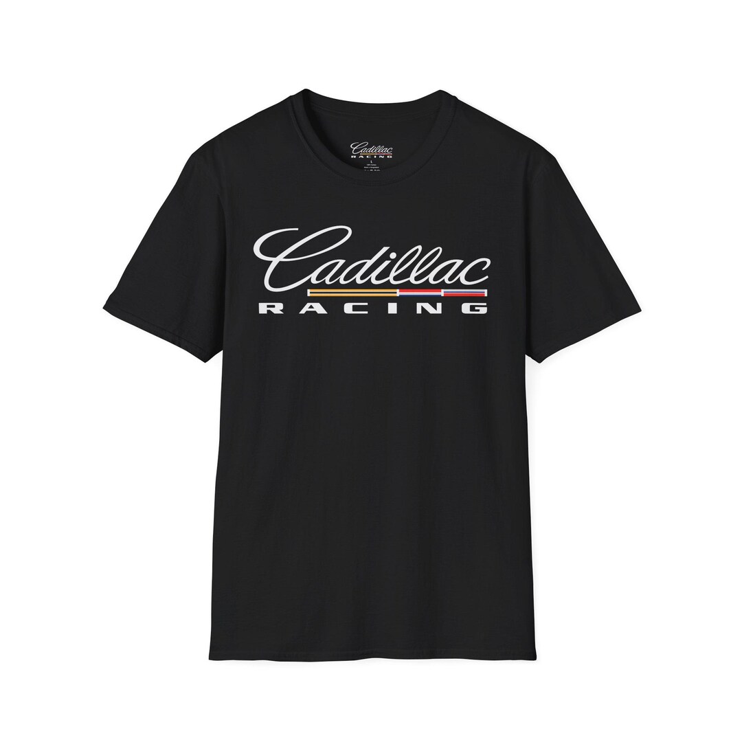 Cadillac Luxury Racing T-shirt | Classic Script Logo, Automotive ...