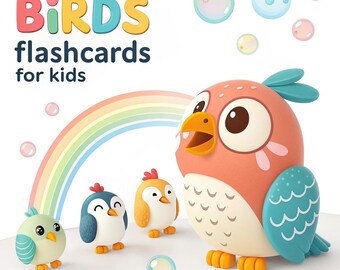 Birds Flashcards for Kids