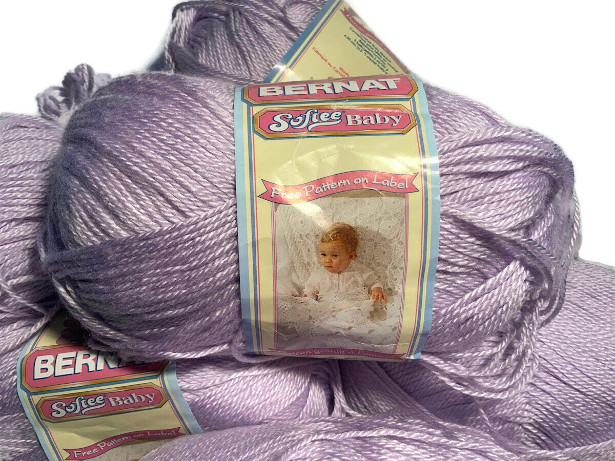 Bernat Softee Baby Yarn 5 oz Soft Lilac