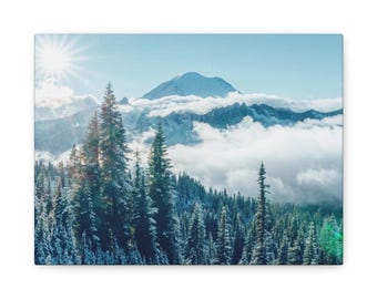 Schneeszenen am Mount Rainier