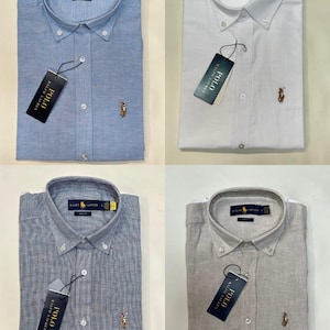 Men's Ralph Lauren Oxford Style Shirt-Slim Fit-Smart Casual Look