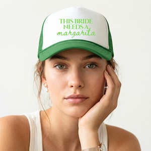Esta novia necesita una gorra de camionero de espuma de margarita / Despedida de soltera, malla