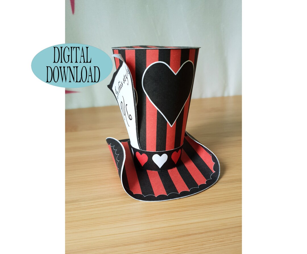 Mini Chapeau Haut De Forme Blanc – Accessoire Décoratif Pour Poupées, DIY, Projets Créatifs (13,5 X 8,5 Cm)