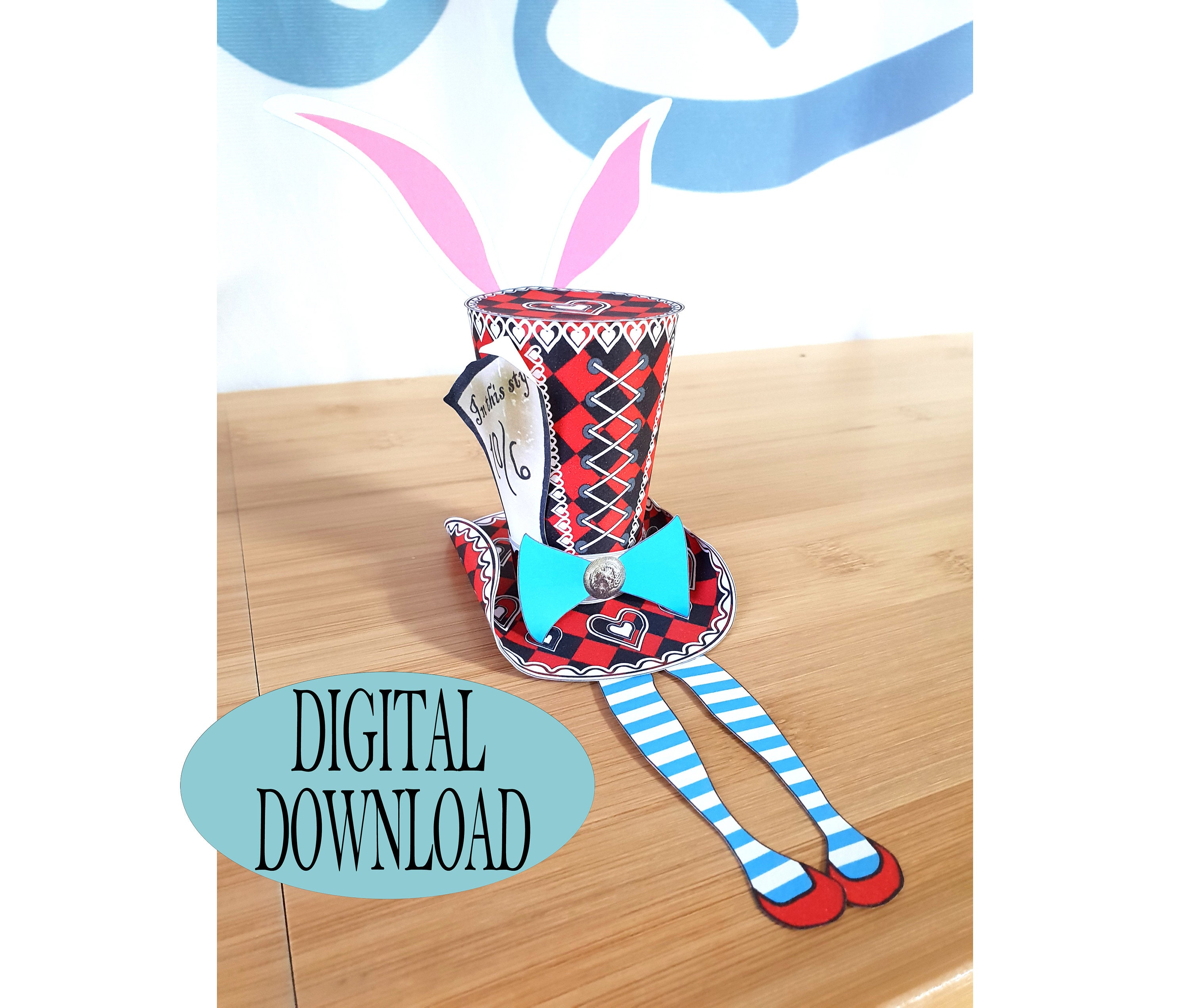 Alice in Wonderland Decoration Bunny 