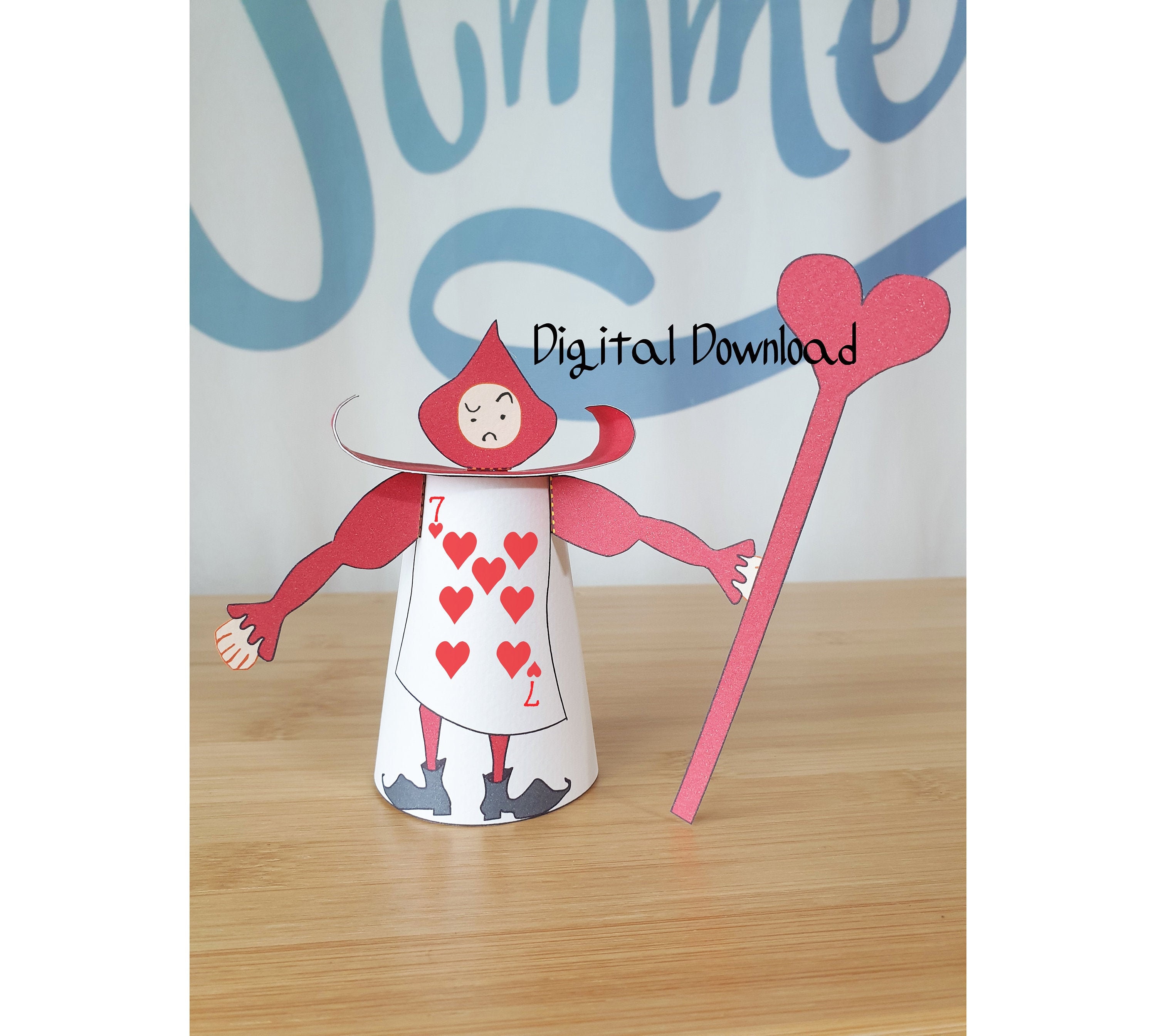 Alice In Wonderland Card Soldiers Template