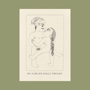 Forever Dance Partner - Grußkarte (A5 mit Umschlag)