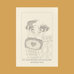 Meilleur ami - carte de voeux (A5 avec enveloppe)