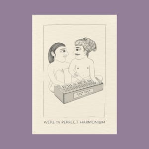 We're In Perfect Harmonium - Wenskaart (A6 met envelop)