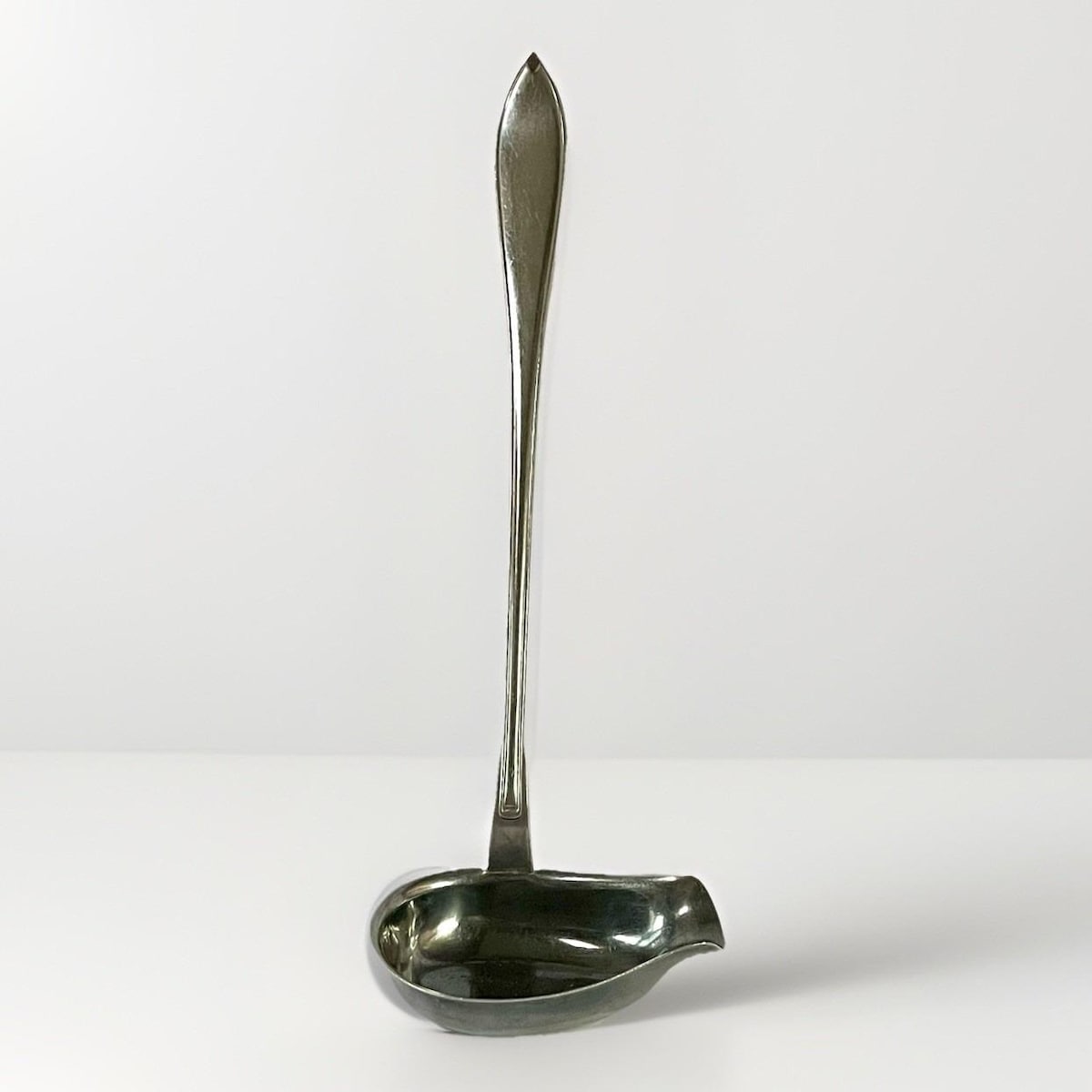 Vintage Genes Sweden Stainless Steel Soup Ladle 12 Gen4 Point Pattern MCM Gravy
