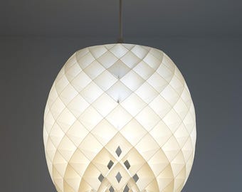 LATTICE Geometrisk Lampskärm – Modern Pendellampsskärm för E27 – Skulpturell Taklampsskärm
