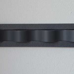 Sunglasses Wall Holder – Modern Geometric Eyewear Rack Dark Gray