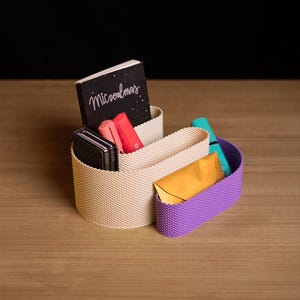 SINU Desk Organizer Set, 2 Piece Modern Desktop Organize image 6