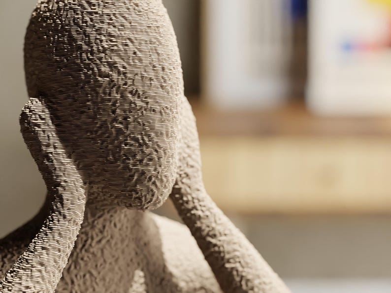 Nobody – Introspection | Minimalist Sculpture | Modern Abstract Home Decor image 2