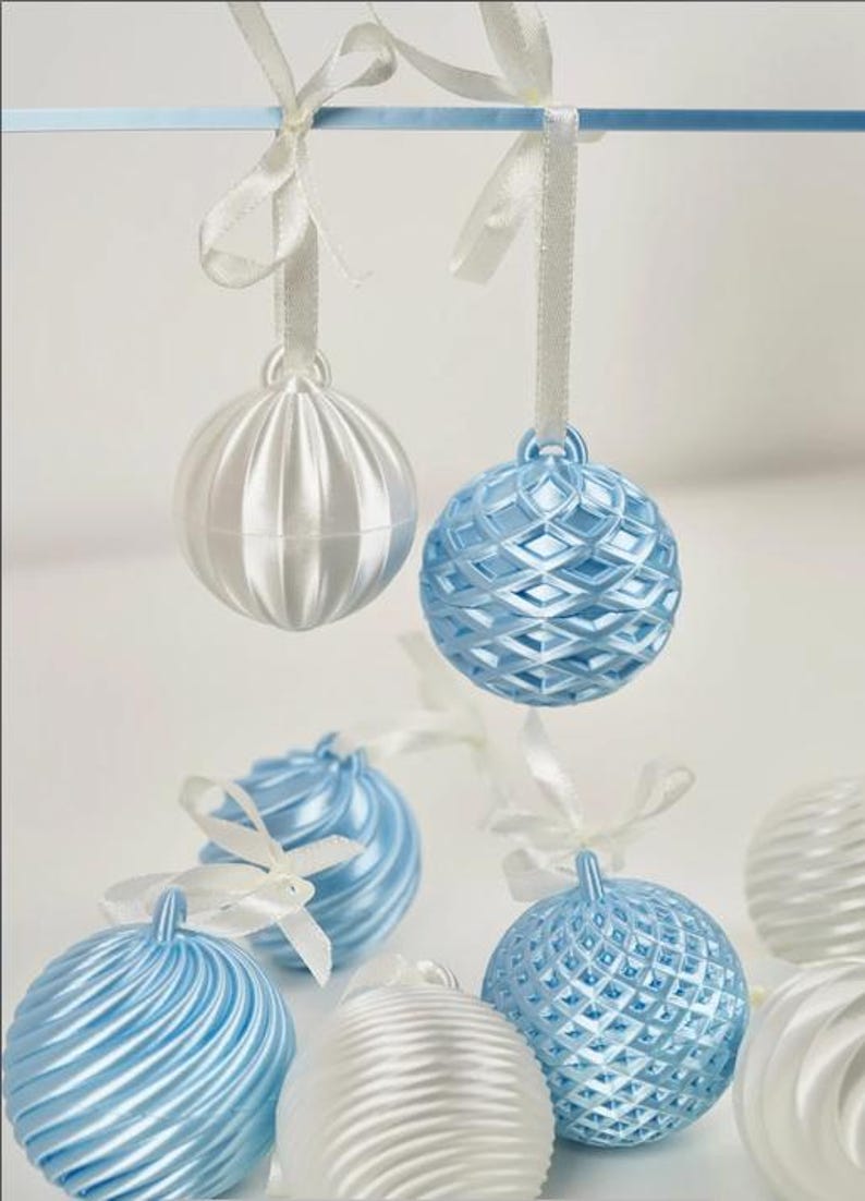 Enfeites de Natal | Decorações minimalistas para árvore de Natal (conjunto de 8, 16 ou 24) imagem 11