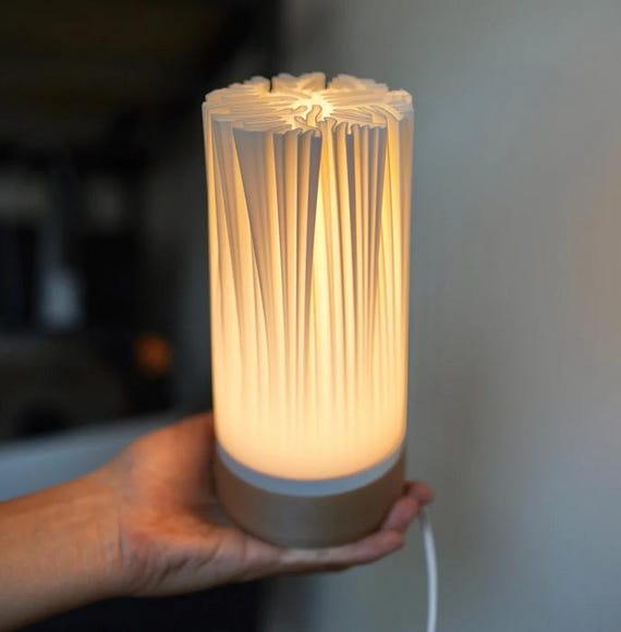 ORGANIS minimalist organic table lamp, sculptural lamp, warm ambient light