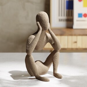 Nobody – Introspection | Minimalist Sculpture | Modern Abstract Home Decor image 1