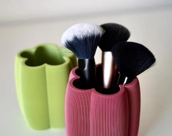 FLOLLIA sminkborstehållare, pennhållare, skrivbordsorganisatör, minimalistisk design