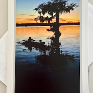 Cartão de felicitações em branco/impressão fotográfica de Nova Orleans