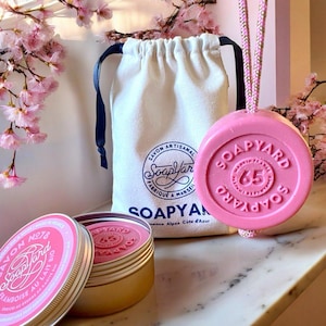 Raspberry & Organic Donkey Milk Soap On A Rope Natural Fragrance Best Triple Milled Artisan French Marseille Soap with Organic Shea Butter