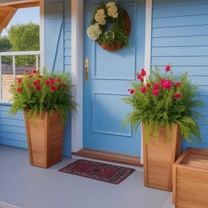 Tall wood Planter plans,Tall Fence Picket Planter plans,Tall Wooden Planters plans,Tall Vertical Planter Plans,Tall Flower Box Plans, pdf