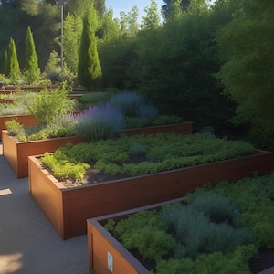 Raised Bed Garden Box Plans,DIY Raised Garden Beds,Planter Box Plans,Cedar Fence Picket Garden Bed,DIY Flower Box,Woodworking Project