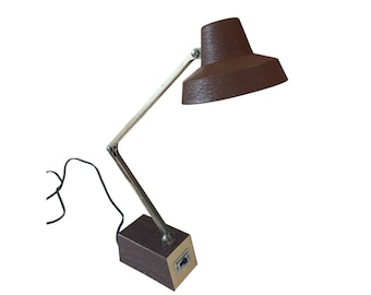 Vintage draagbare Tensor-bureaulamp, geteste verstelbare arm, VS halverwege de eeuw modern