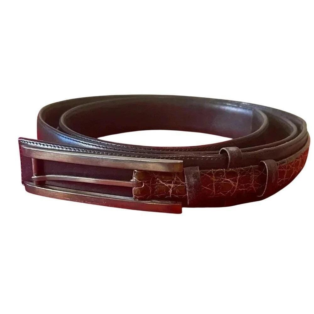 Jeweler‎ Matthew Feldman Timeless Belt Vintage Thin Leather Designer Buckle Art And HERE IT IS ... So far these are the Merchandise vendors  main image 4