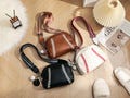 Leather Crossbody Shoulder Bag for Women with Patterned Straps, Leather Shoulder Bag with Baseball Keychain,Baseball Team Gifts for Athletes