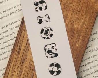 Marcador de libros por correo - Vaquera inversa