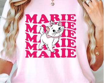 Disney Arystokraci Marie Cat Shirt, Comfort Colors® Marie Cat Tee, Cute Disney Cat Shirt, Disneyland Trip Shirt, Magic Kingdom Tee