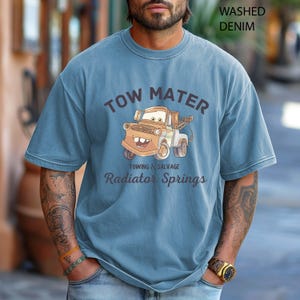 Tow Mater Radiator Springs Shirt, WDW Cars Land Piston Cup T-shirt, Disney Trip Cars Tee image 4