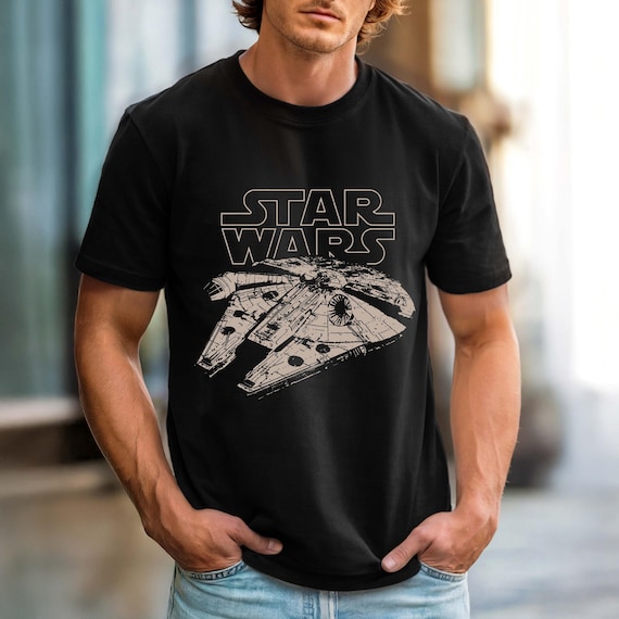 Vintage Starwars Shirt, Starwars Disneyland, Disney Comfort Color Shirt, Star Wars Millennium Falcon Shirt, Galaxys Edge Shirt, Disney Shirt