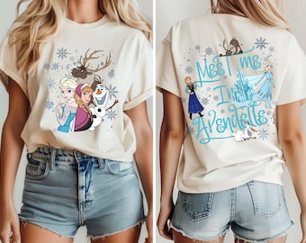 Elsa Frozen Shirt, Disney Princess Shirt, Disney Frozen Shirt, Meet Me In Arendelle, Elsa Anna Princess Shirt, Elsa Anna Olaf Shirt