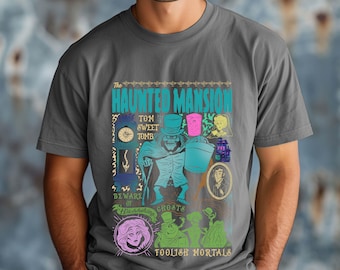 Hitchhiking Ghosts Leota Tshirt, Vintage Disney The Haunted Mansion Shirt, Disneyland Halloween,Spooky Season, Disneyland Vacation Tee