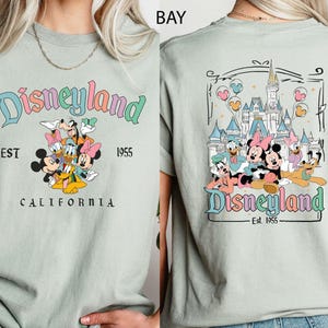 Disneyland California Shirt, Comfort Colors Disneyland Est. 1955 Shirt, Disneyworld Shirt, Mickey And Friends Shirt, Disney Family Shirt