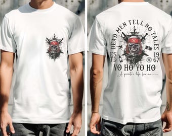 Pirates Of The Caribbean Dead Men Tell No Tales T-Shirt, Disney Cruise Comfort Colors® Shirt, Disney Pirate Shirt, Vintage Pirates Shirt